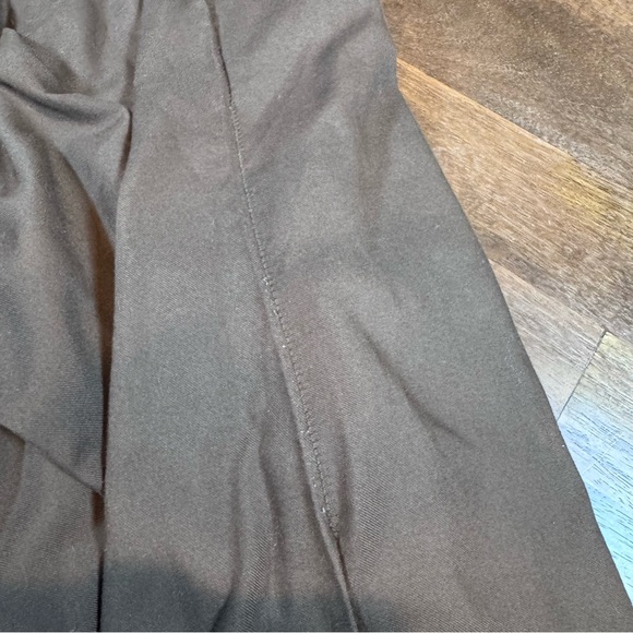 Vintage Brown Shirt with Yellow Plaid Accents, Larger Pointed Collar, Size Med - Picture 10 of 11